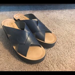 Kork Ease Sandals/Wedges, Sz 8